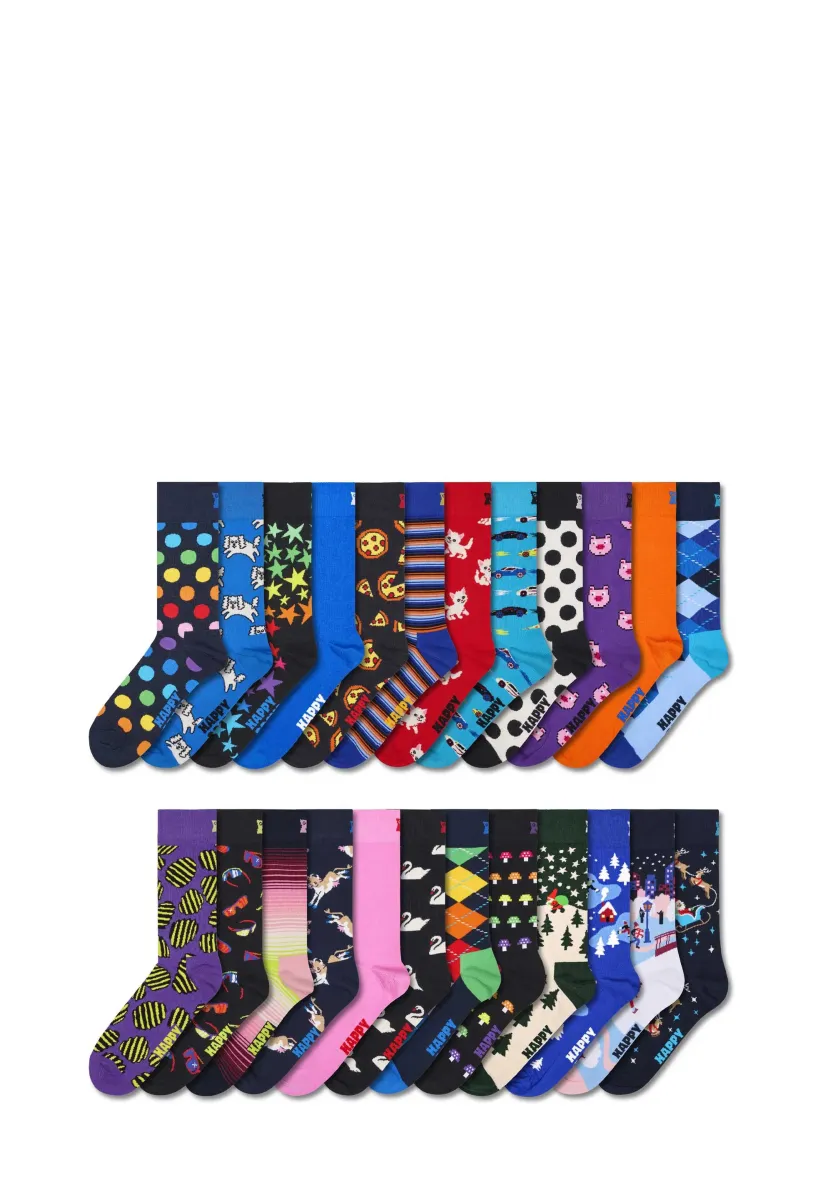 24-PACK ADVENT CALENDAR GIFT - Socken - navy