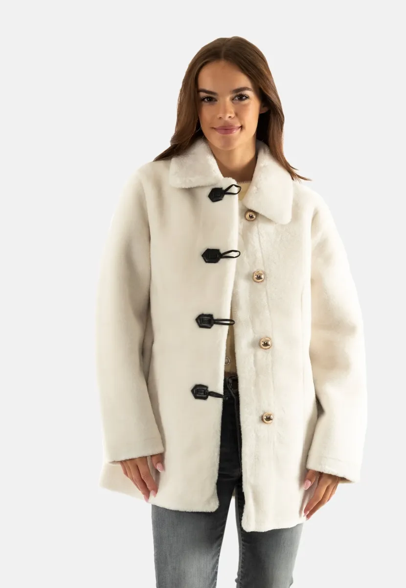 252-GSIXTY - Wintermantel - blanc