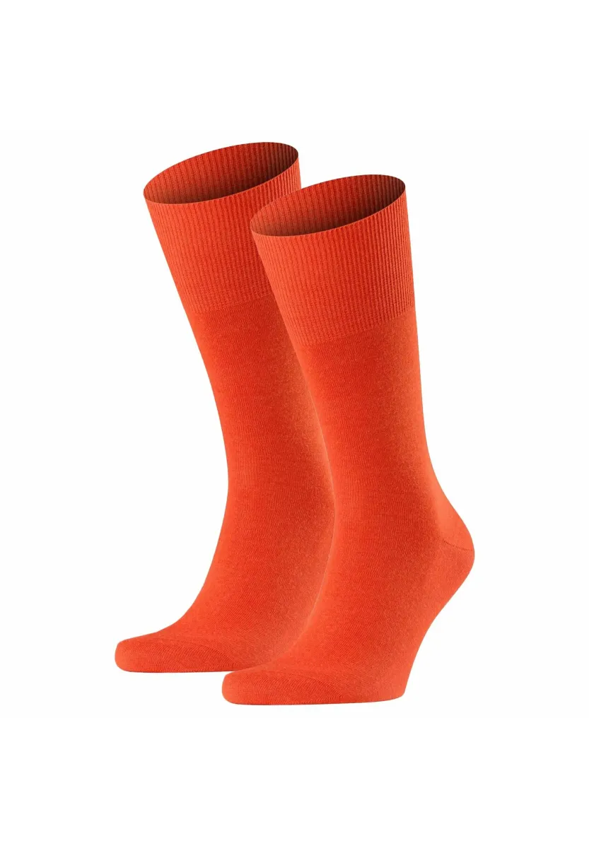 2ER PACK - AIRPORT, FREIZEIT- UND BUSINESS-, UNIFARBEN - Socken - orange (ziegel)
