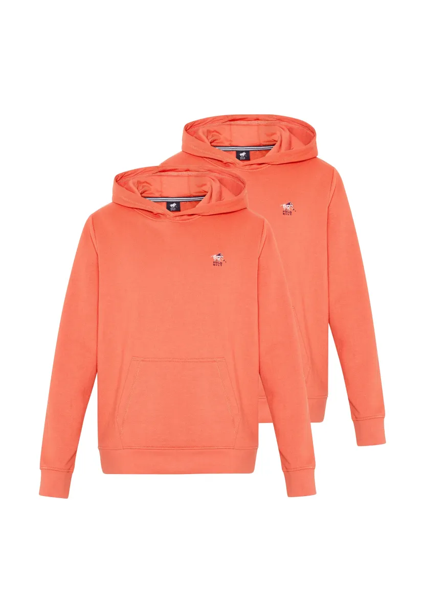 2ER PACK  - Kapuzenpullover - orange