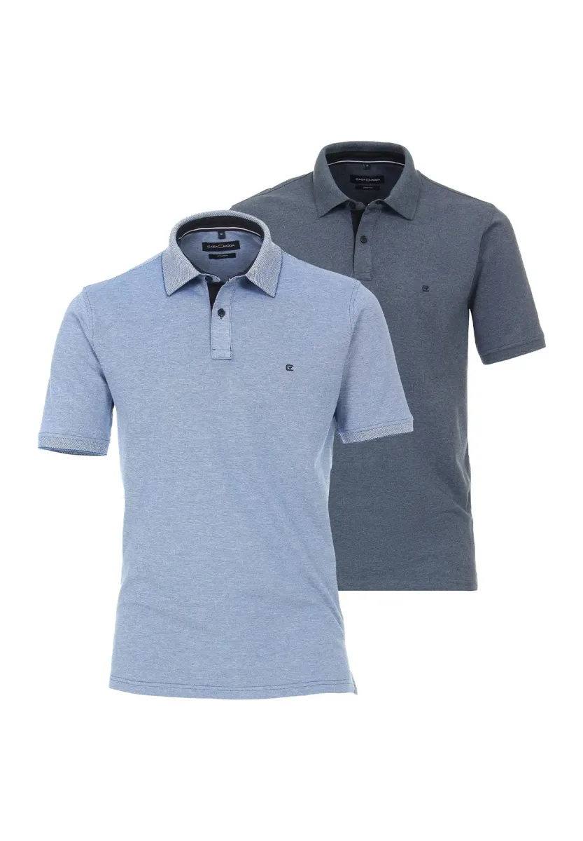 2ER PACK - Poloshirt - blau   hellblau