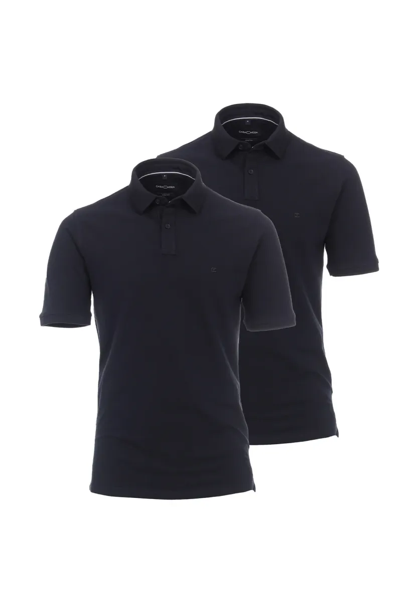 2ER PACK - Poloshirt - dunkelblau