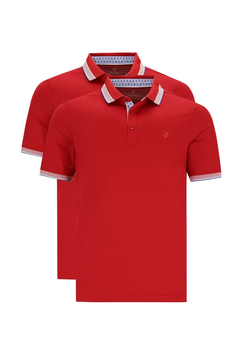 2ER PACK - Poloshirt - lava