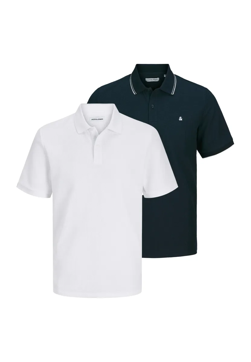 2ER PACK - Poloshirt - weiß   dunkelblau