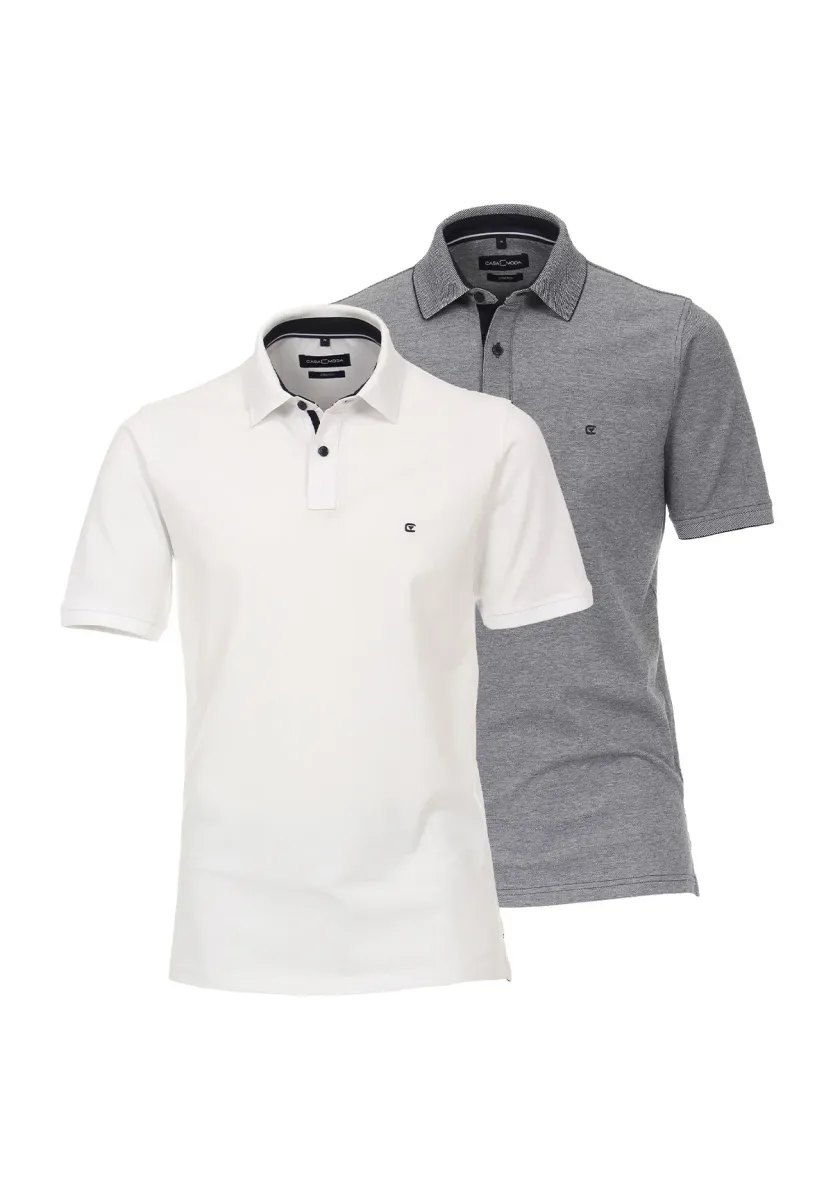 2ER PACK - Poloshirt - weiß
