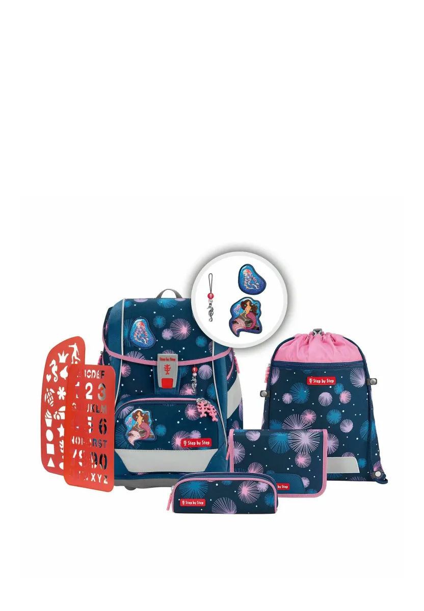 2IN1 PLUS SET 6-TEILIG - Schulranzen Set - mermaid delia