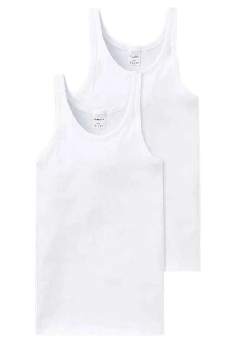 2PACK - Unterhemd/-shirt - white