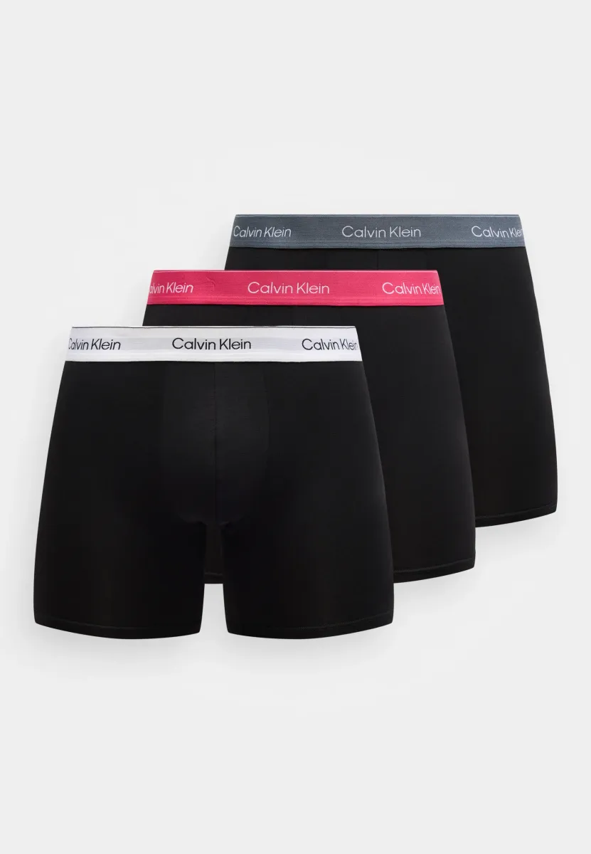 3 PACK - Boxer Briefs - black/turbulence/white