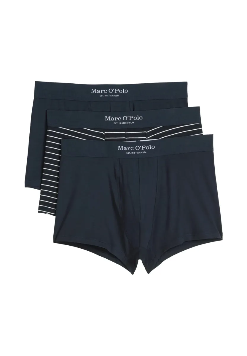 3 PACK - Boxer Briefs - dark navy dark navy stripe