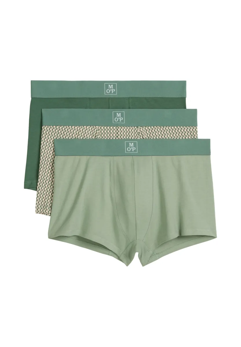 3 PACK - Boxer Briefs - dark sage sage print sea spray