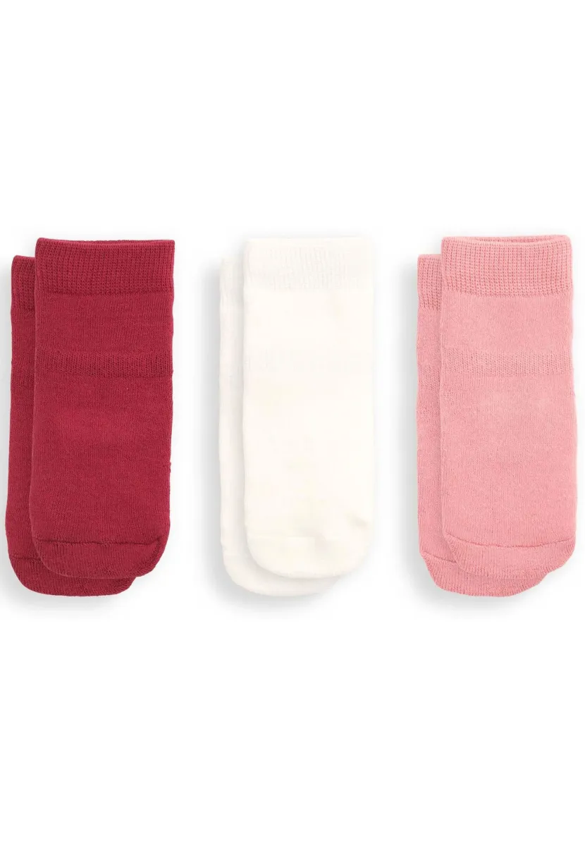 3-PACK EXTRA THICK - Socken - berry