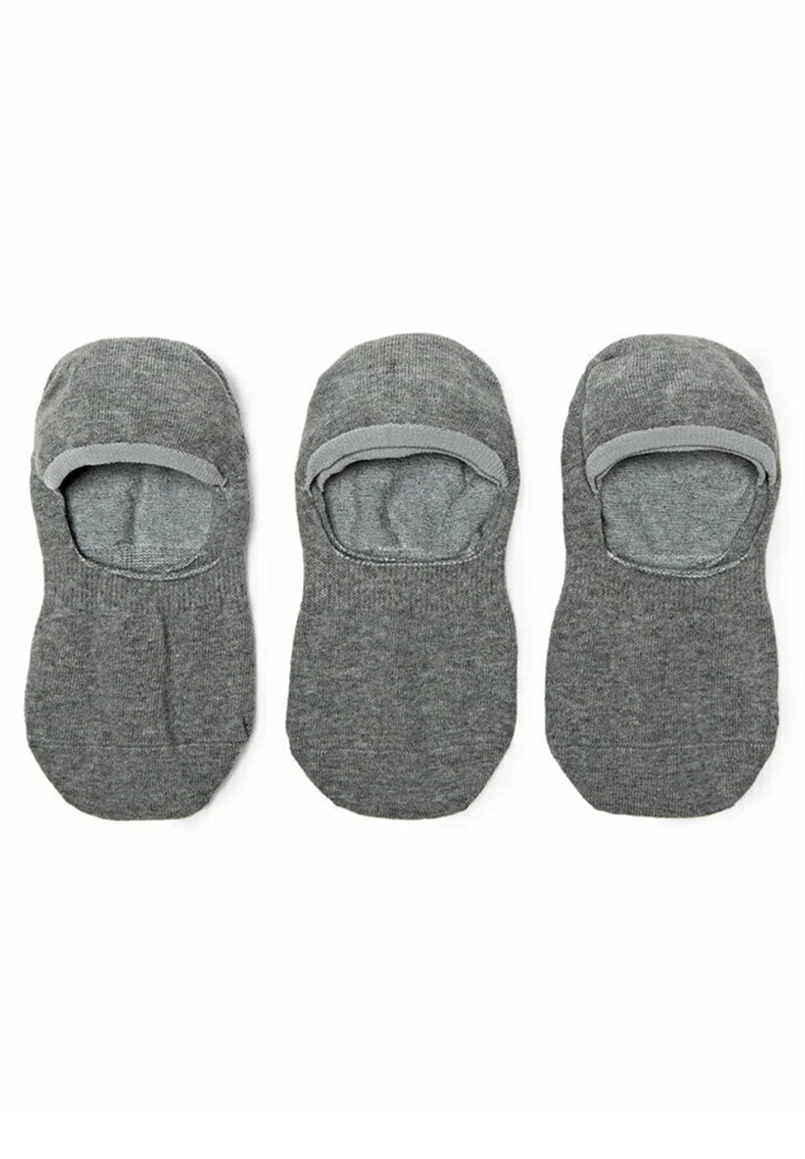 3 PACK - Füßlinge - dark grey