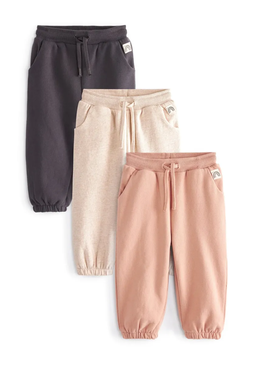 3 PACK JOGGERS  - Stoffhose - neutral