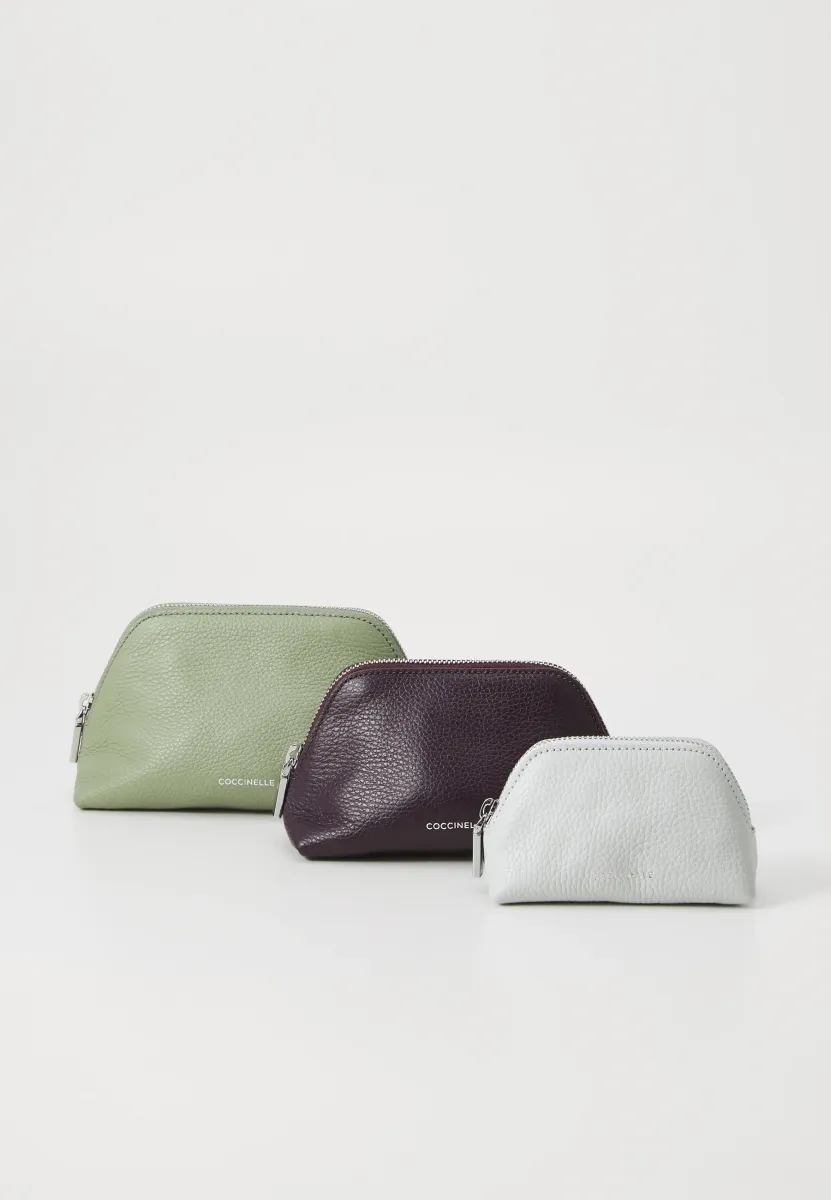 3 PACK - Kosmetiktasche - greene/prun/snow