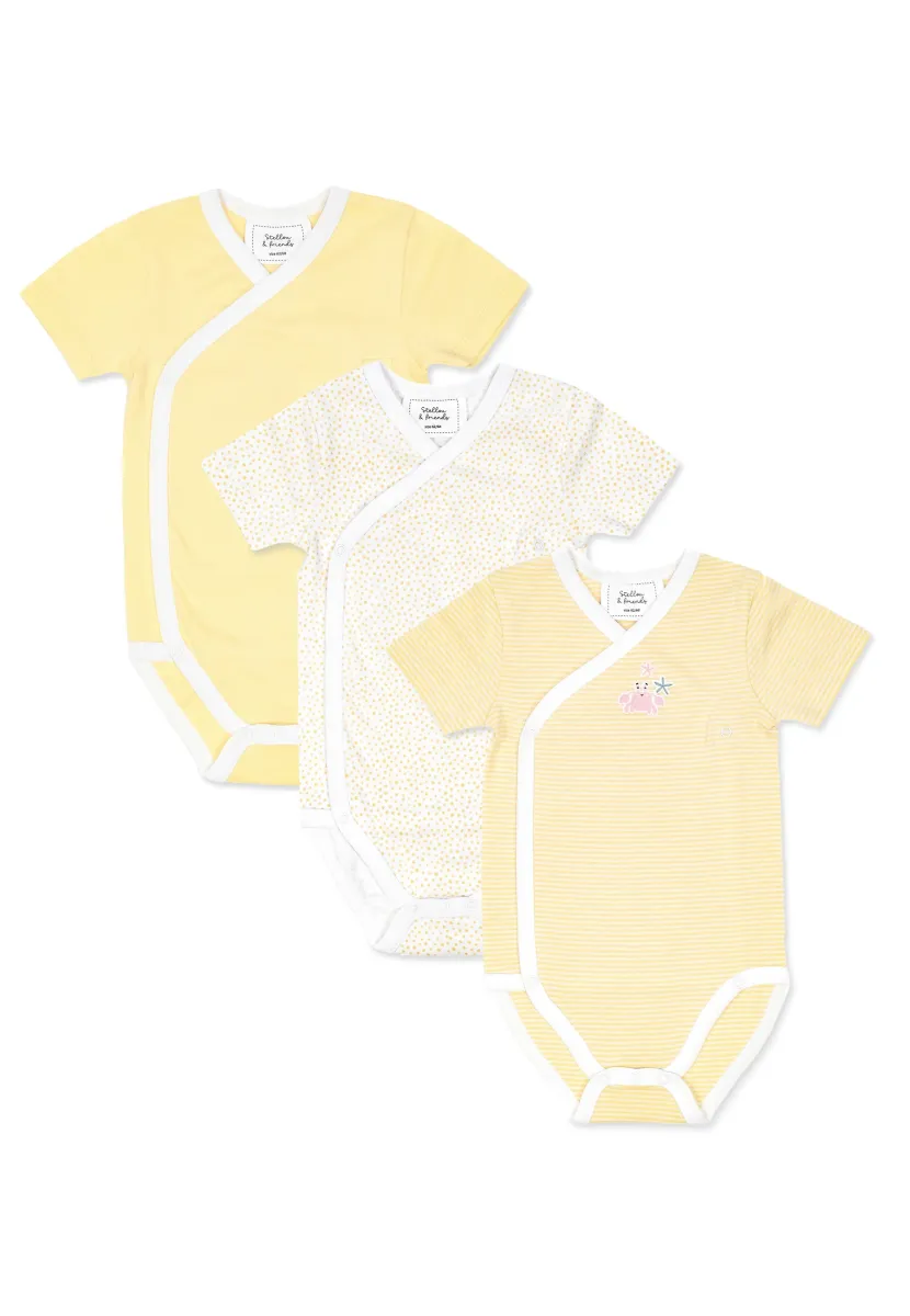 3 PACK KURZARM  - Body - yellow