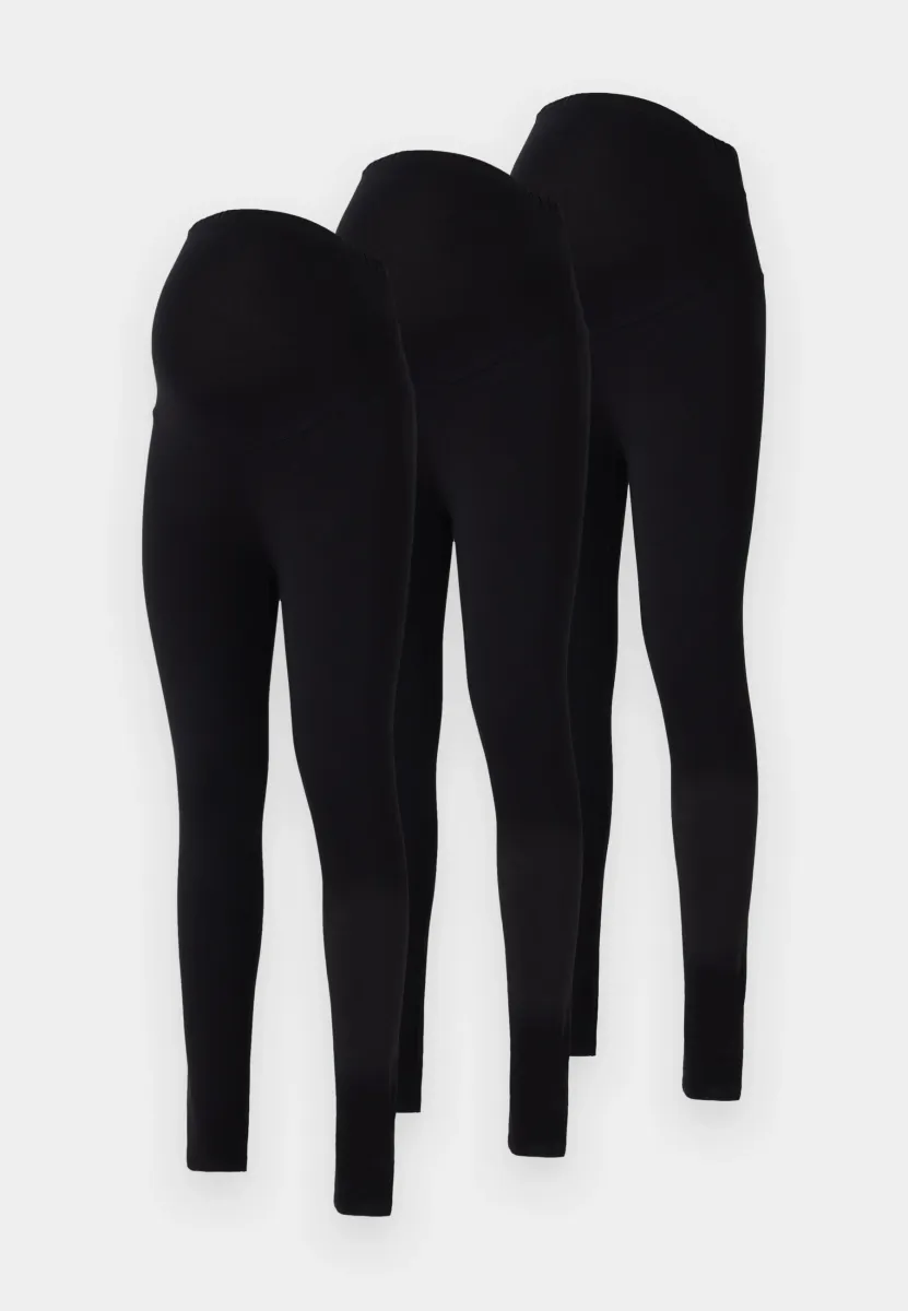 3 PACK - Leggings - Hosen - black
