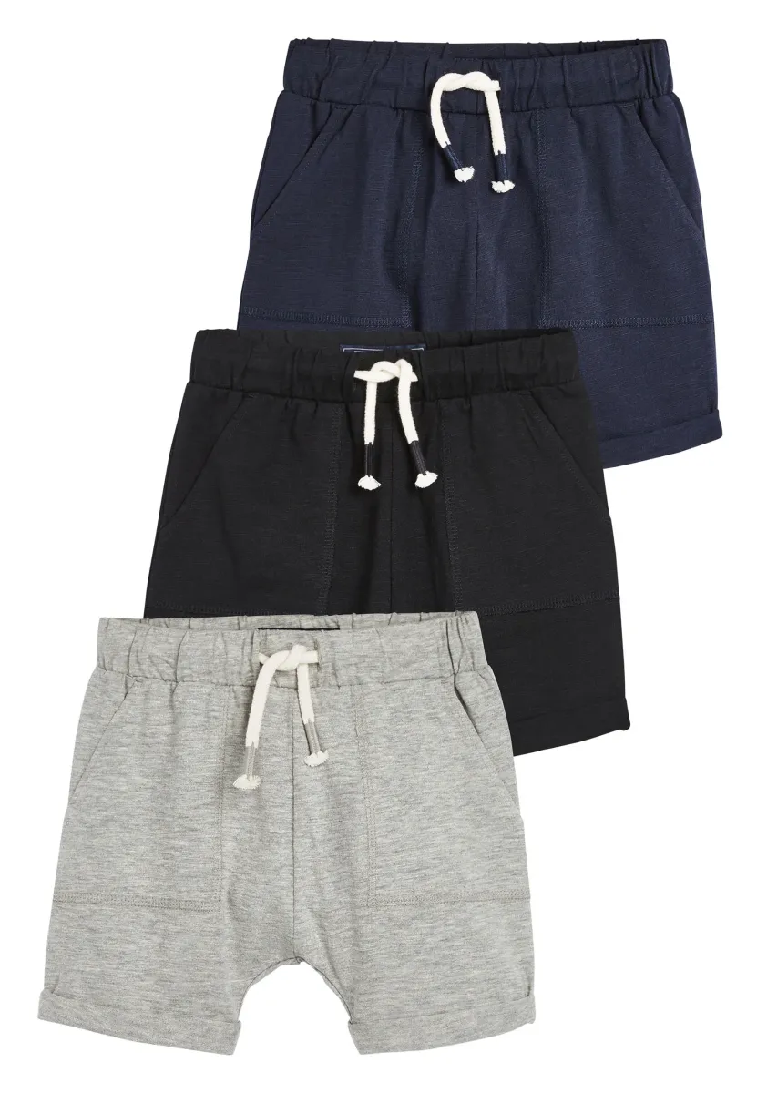 3 PACK LIGHTWEIGHT - Jogginghose - black