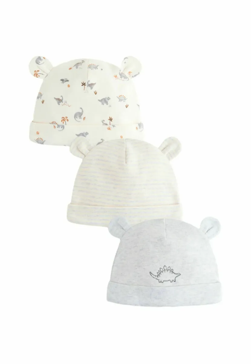 3 PACK  - Mütze - grey dinosaur