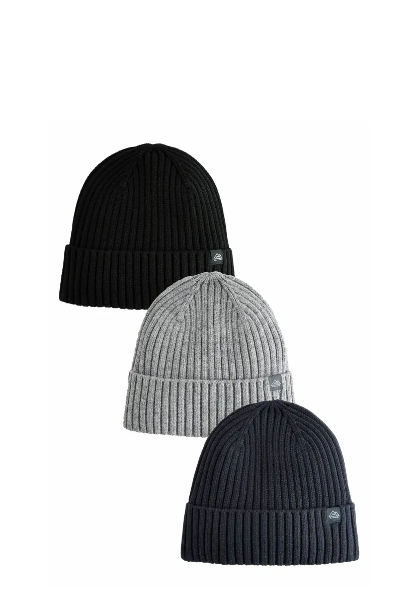 3 PACK  - Mütze - navy blue black