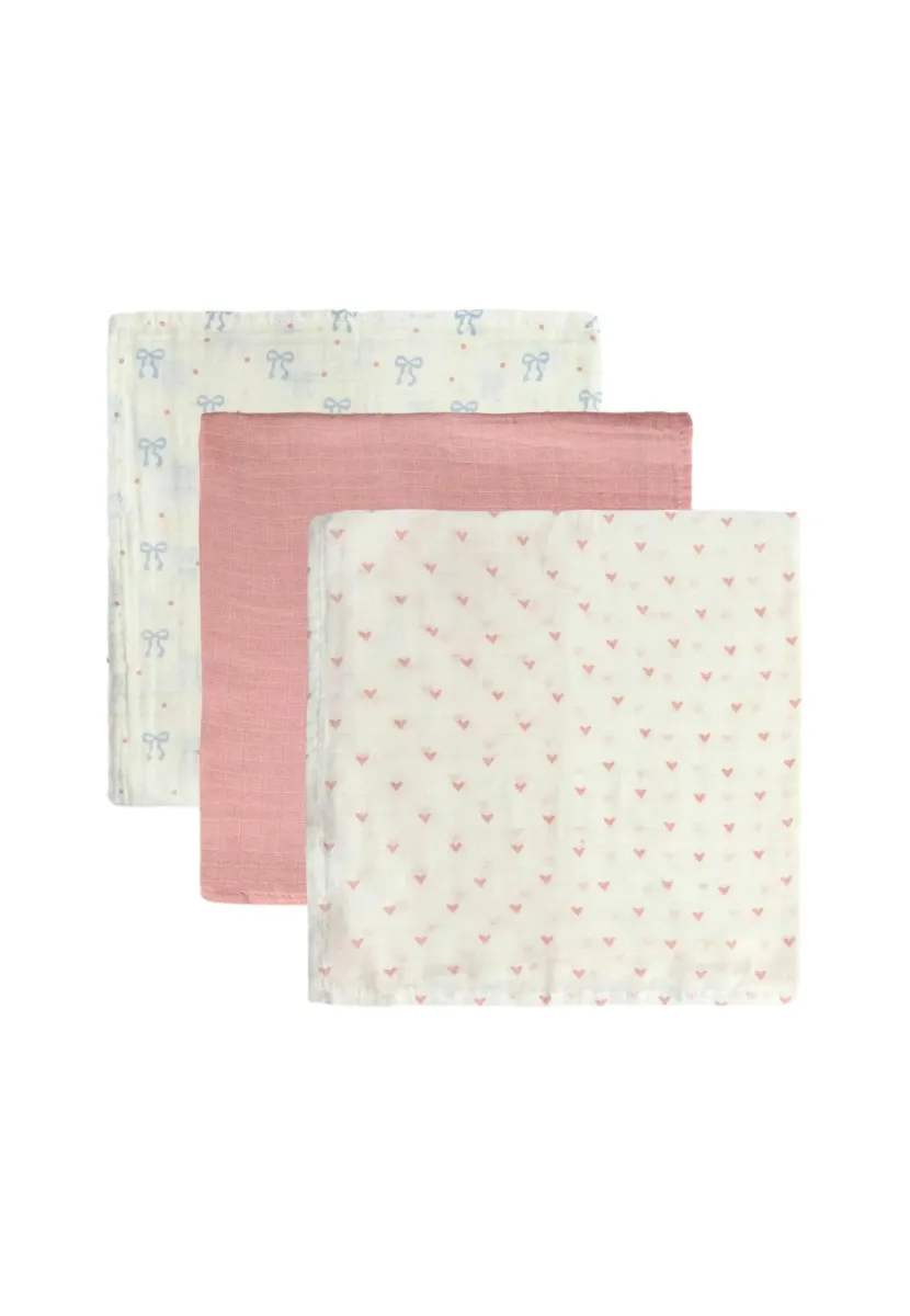 3 PACK - Mullwindel - pink