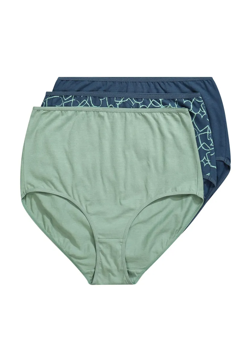 3 PACK OF - HEARTS - Slip - sage