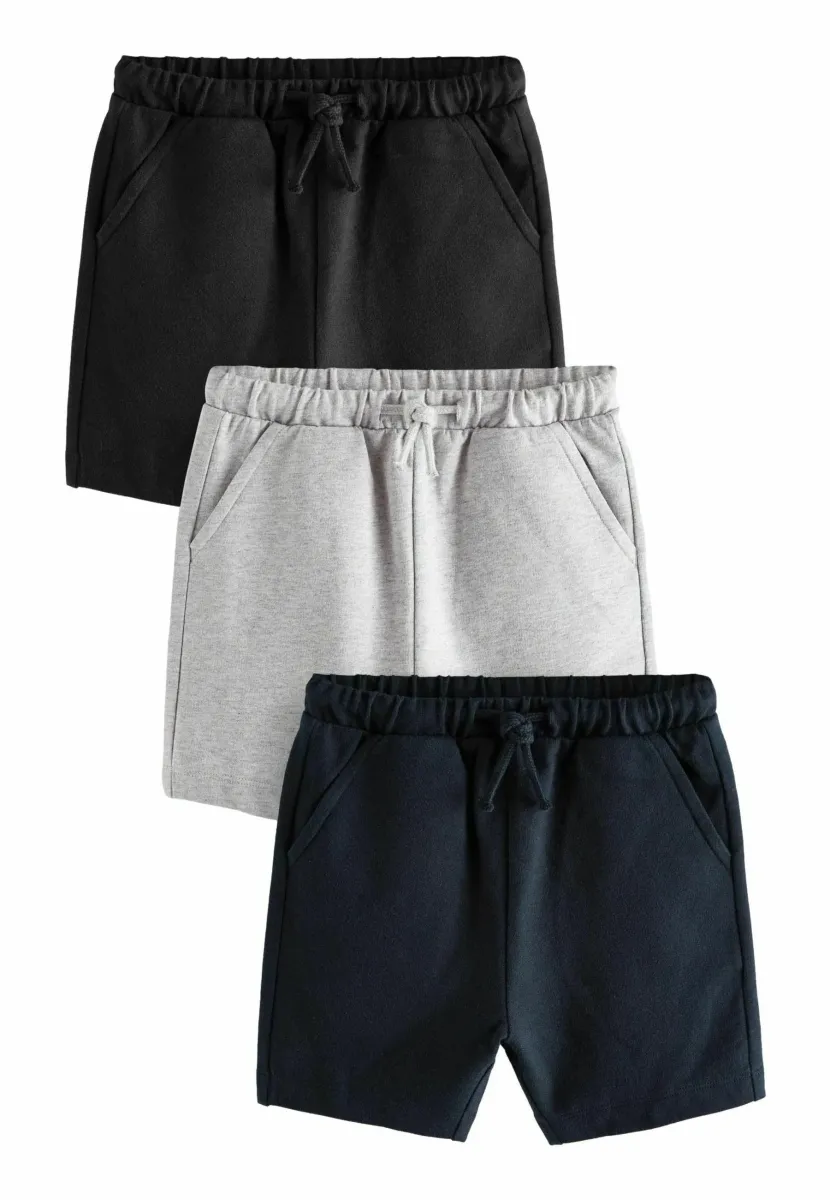 3 PACK - REGULAR FIT - Jogginghose - black grey navy blue