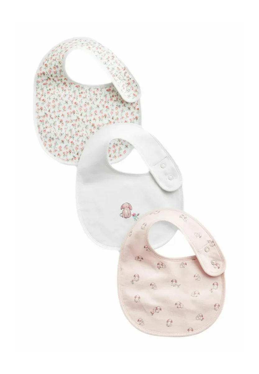 3 PACK - REGULAR FIT - Lätzchen - pink bunny