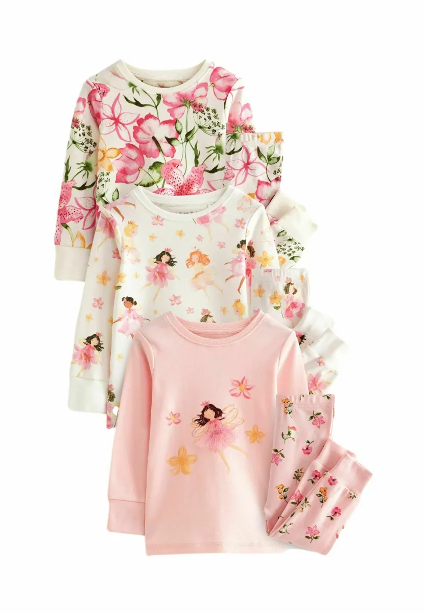 3 PACK  - REGULAR FIT - Nachtwäsche Set - pink cream fairy