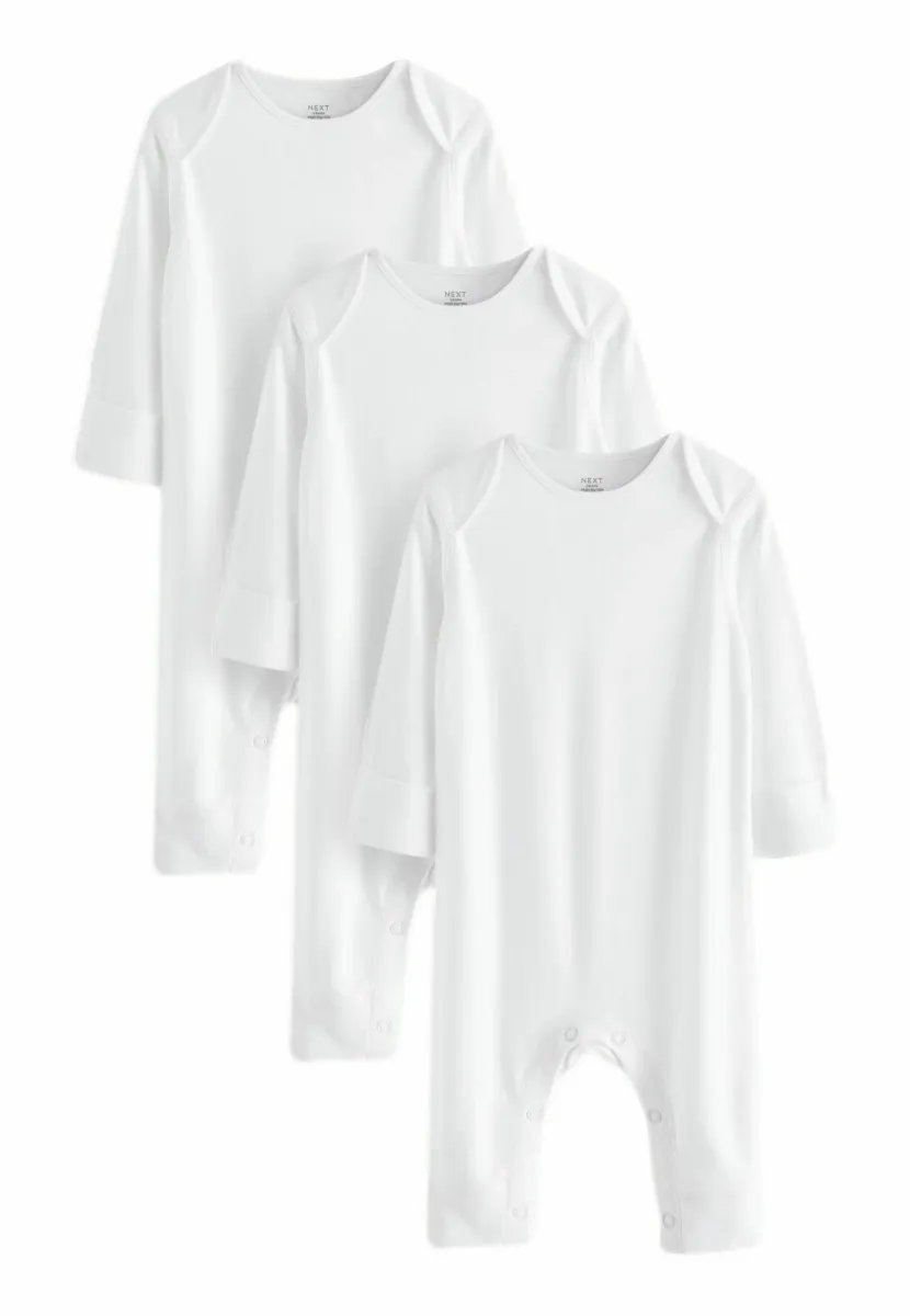 3 PACK  - REGULAR FIT - Strampler - white