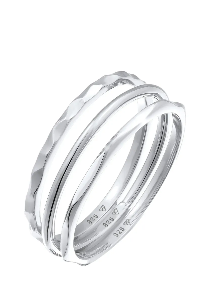 3 PACK - Ring - silberfarben