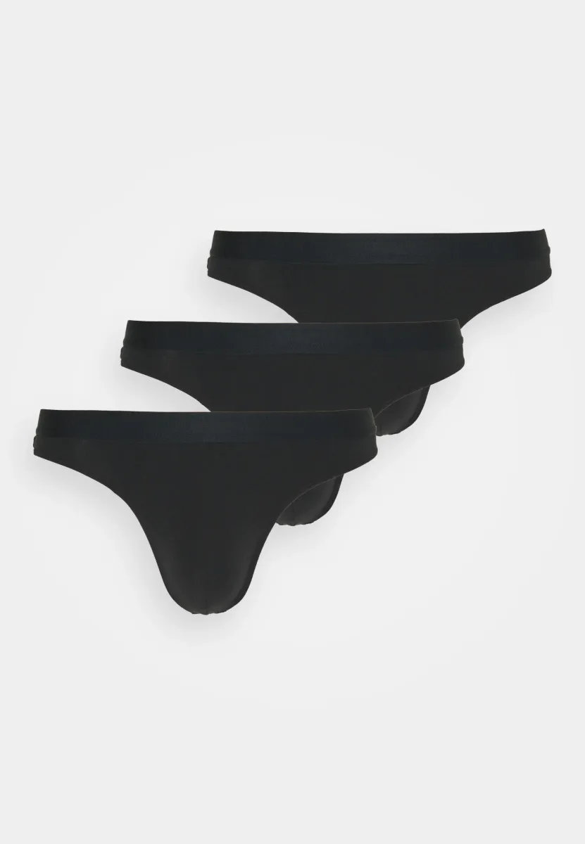 3 PACK - Slip - black