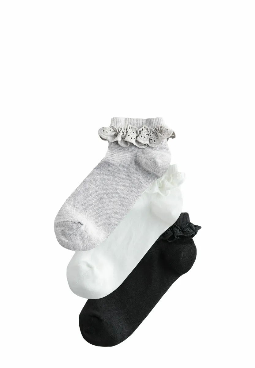 3 PACK - Socken - black white