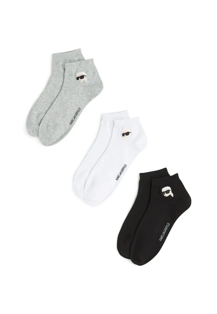 3 PACK - Socken - black/white/grey