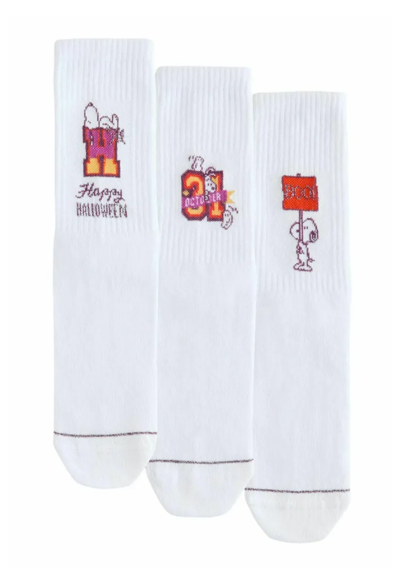 3 PACK  - Socken - halloween snoopy