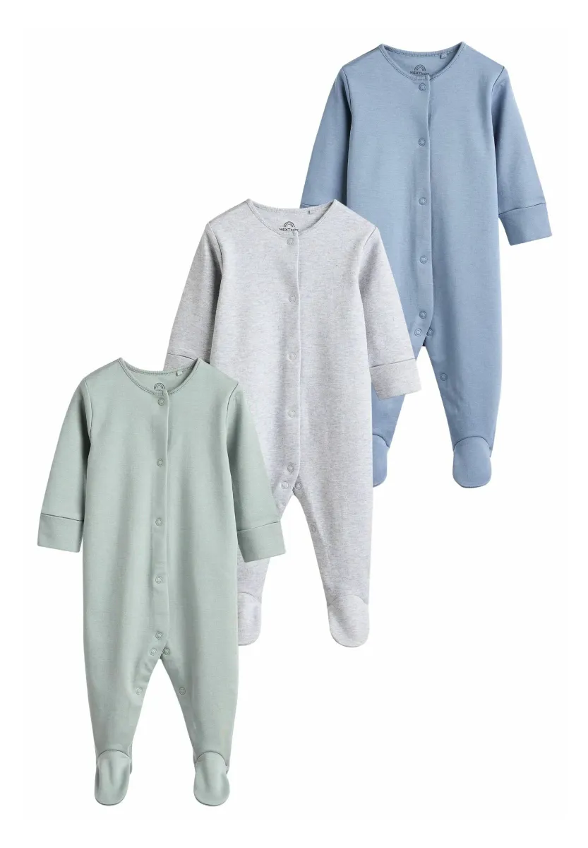3 PACK - Strampler - grey blue