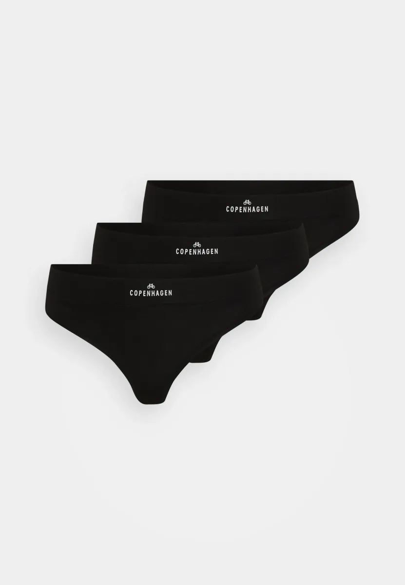 3 PACK - String - black