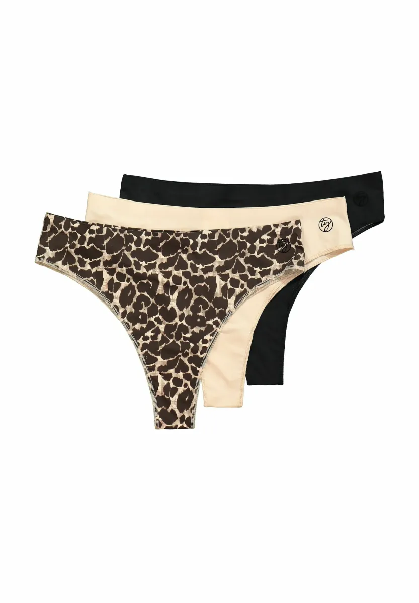 3 PACK - String - black