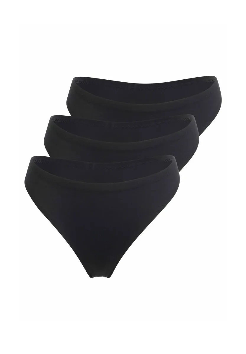 3 PACK - String - schwarz