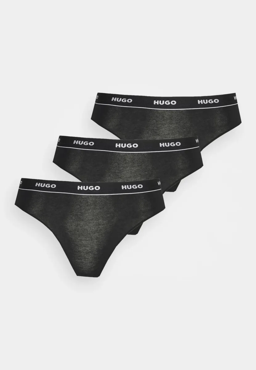 3 PACK STRIPE - String - black