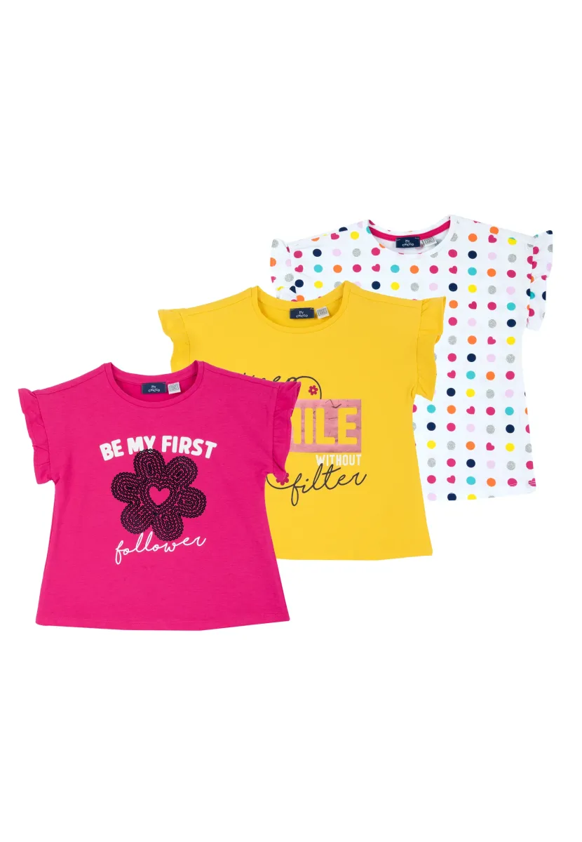 3 PACK - T-Shirt print - multicolored