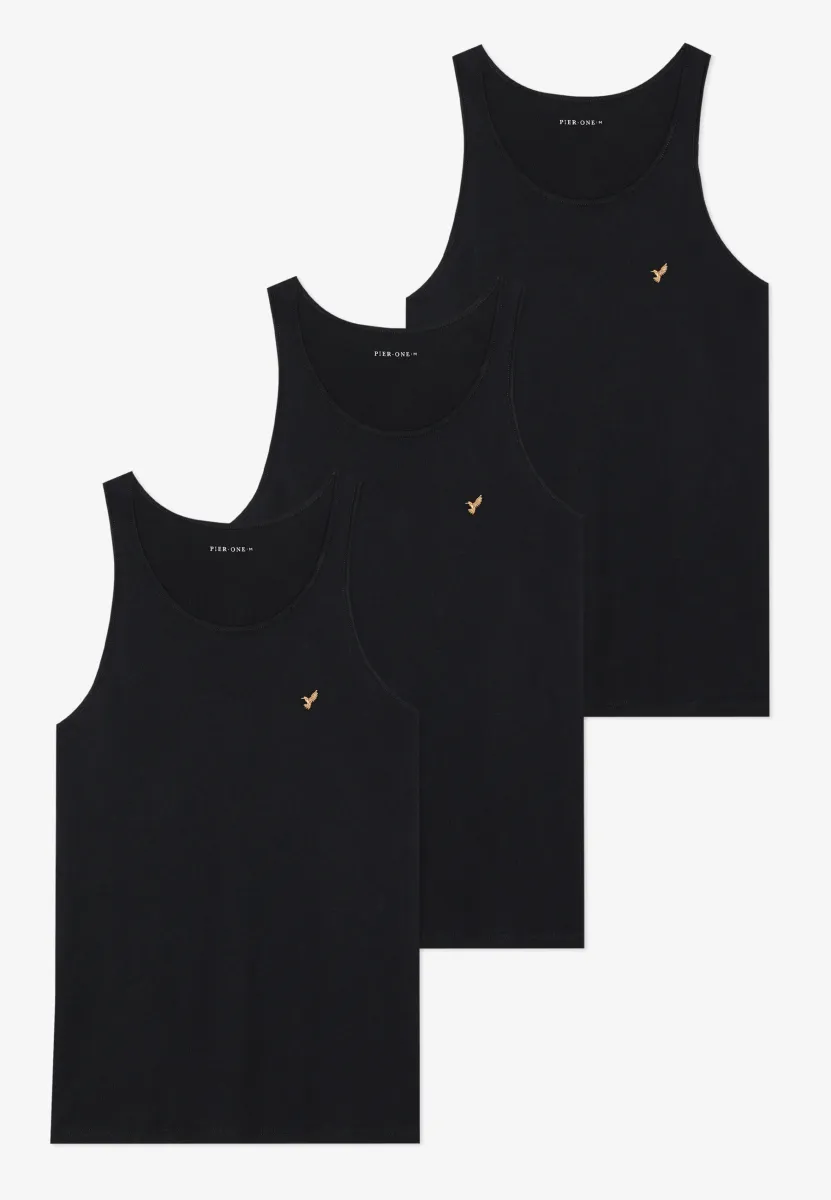 3 PACK - Top - true black