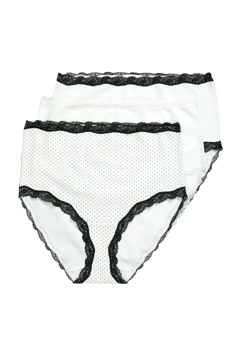 3 PACK TRIM - Slip - snow white