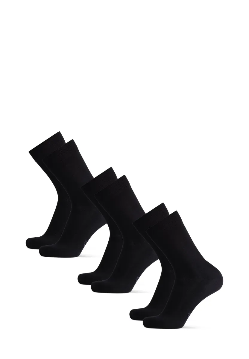 3-PACK ULTRASOFT - Socken - black