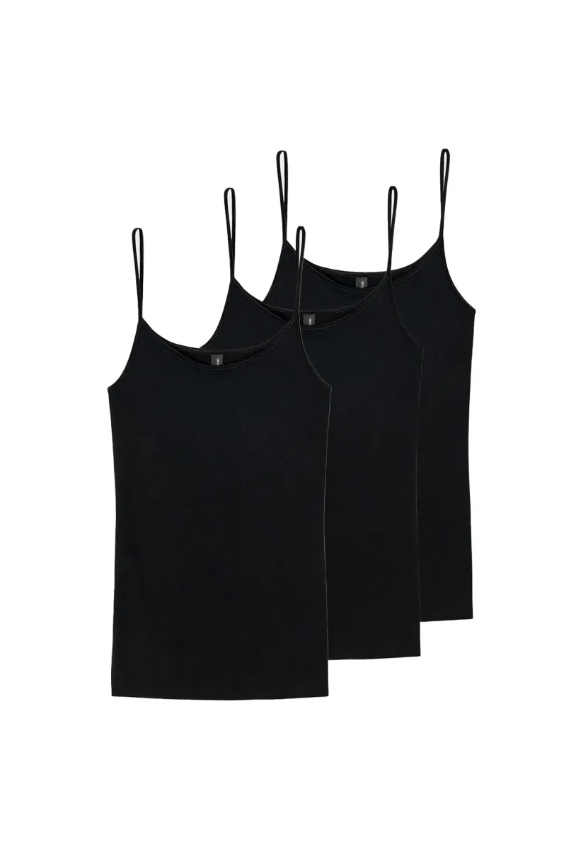 3 PACK - Unterhemd/-shirt - schwarz