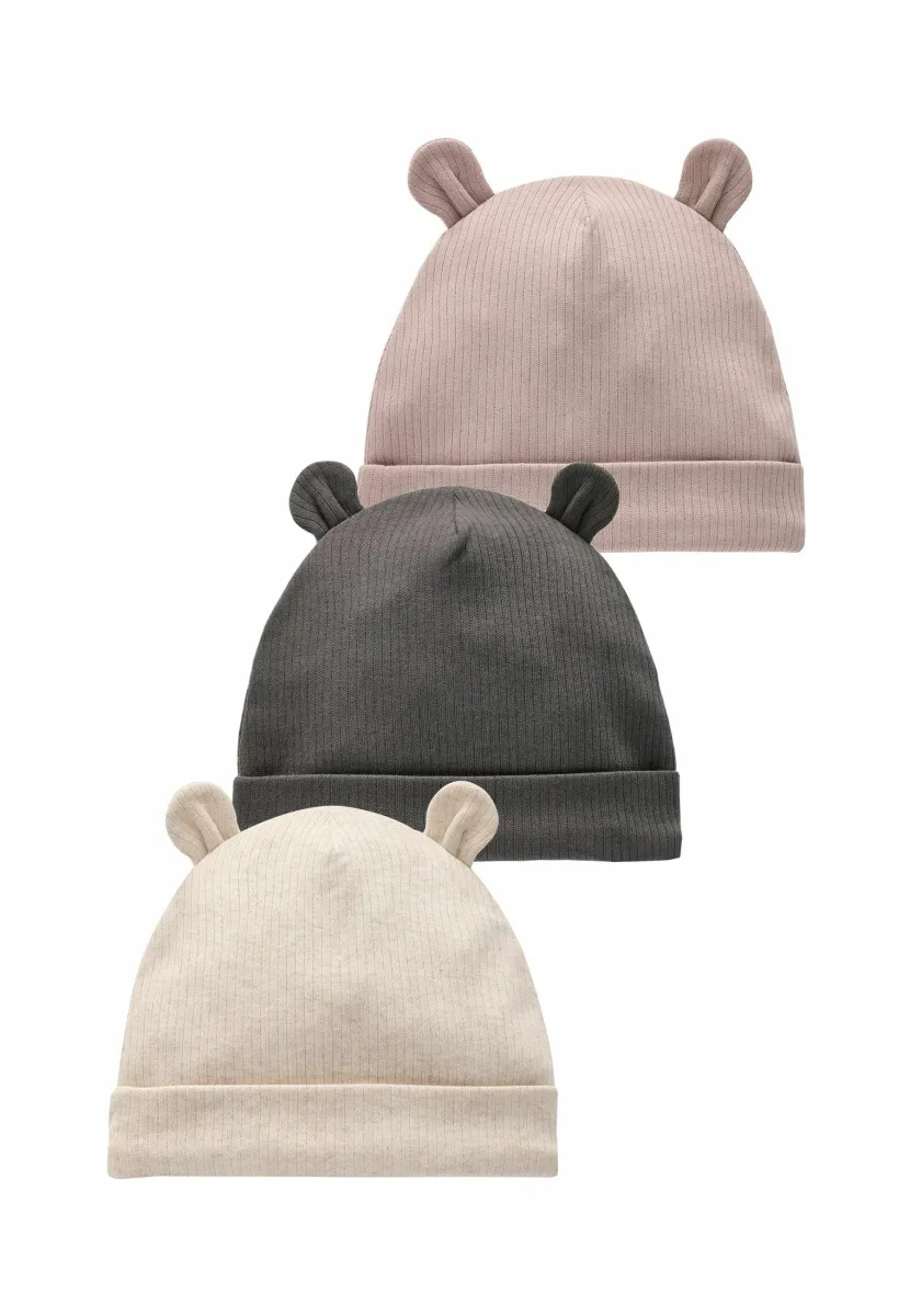 3 PACK YOUNGER - Mütze - black white