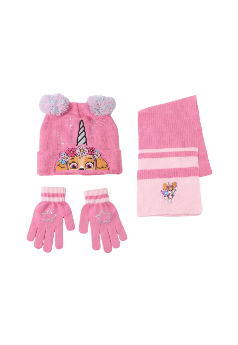 3-PIECE SET - Schal - rose