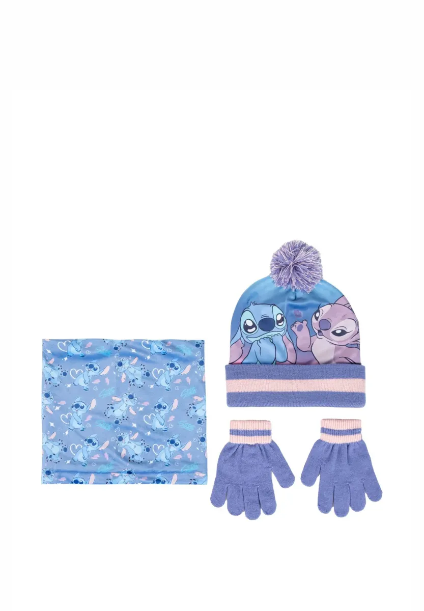 3 SET PIECES STITCH  - Fingerhandschuh - blue