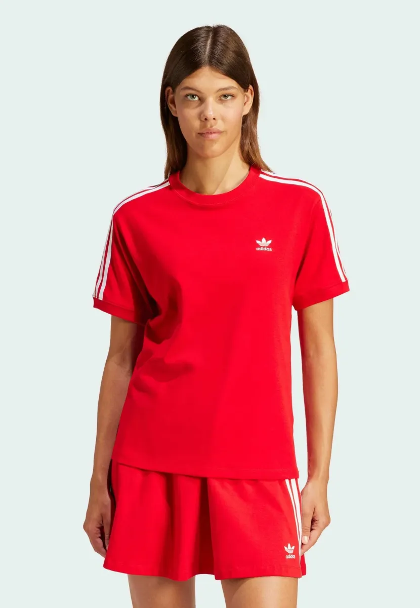 3 STRIPE  - T-Shirt print - better scarlet