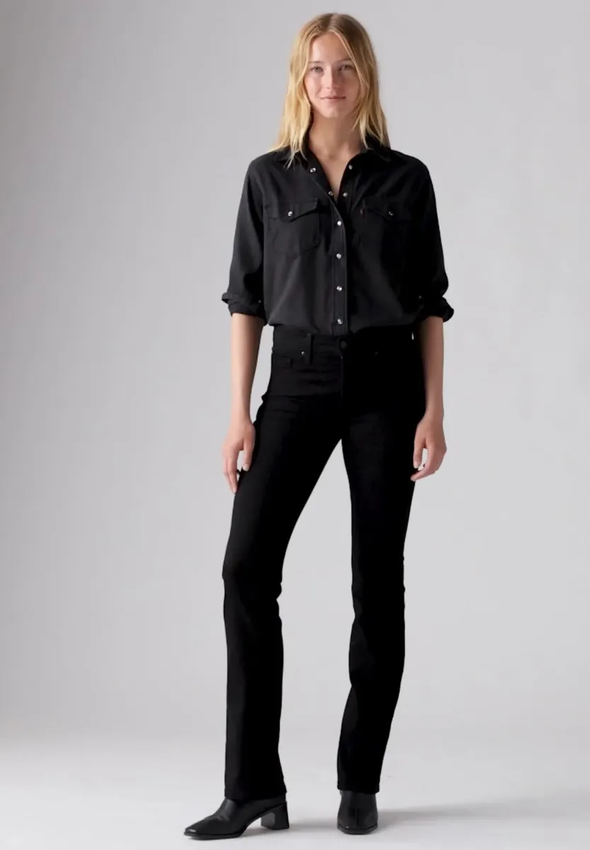 315™ SHAPING BOOTCUT JEANS - Jeans Bootcut - soft black