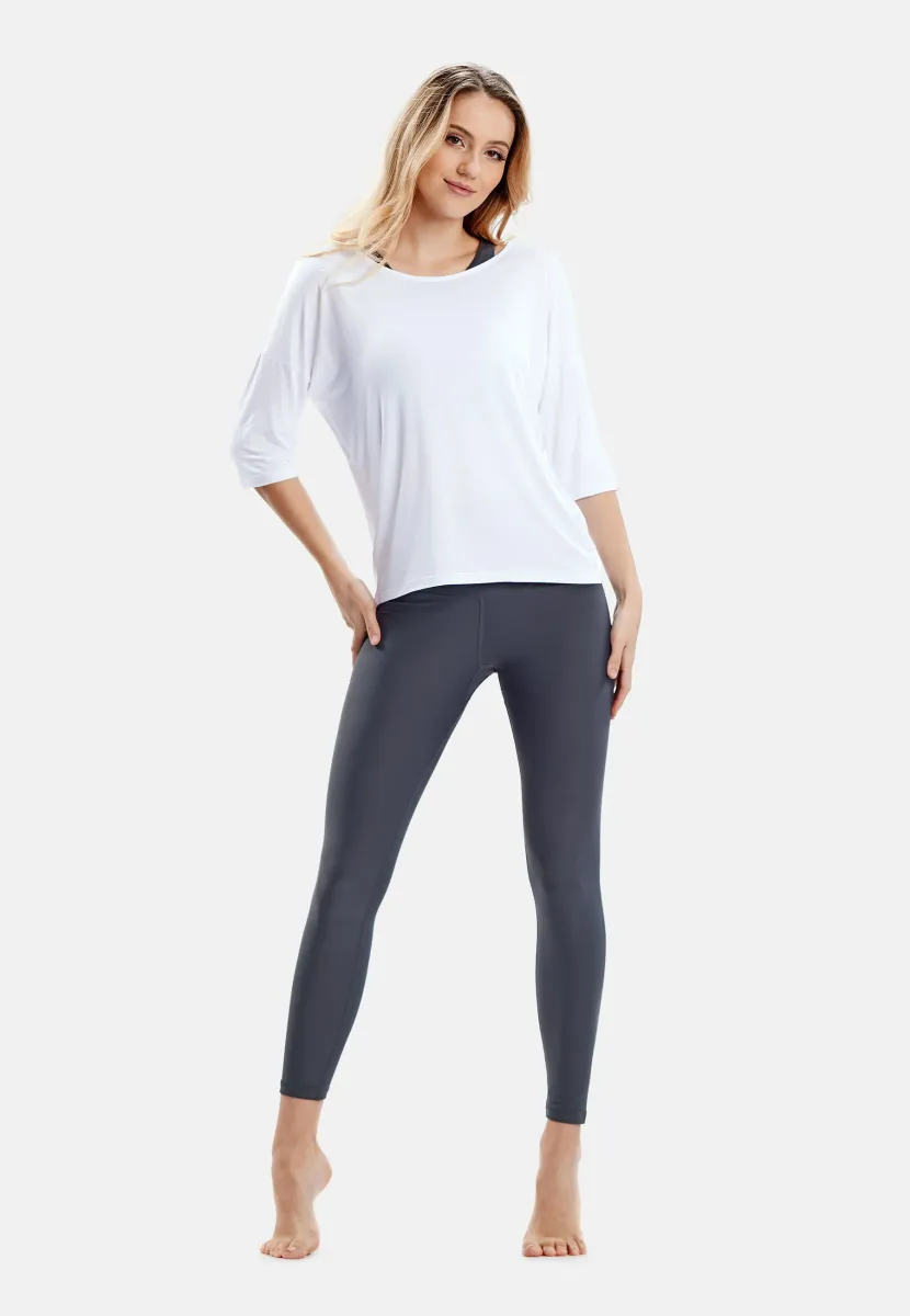 3/4-ARM  - Langarmshirt - white